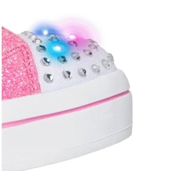 Skechers Twinkle Toes Girls Unicorn Light Up High Top Sneakers Size 2.5 - Picture 2 of 16